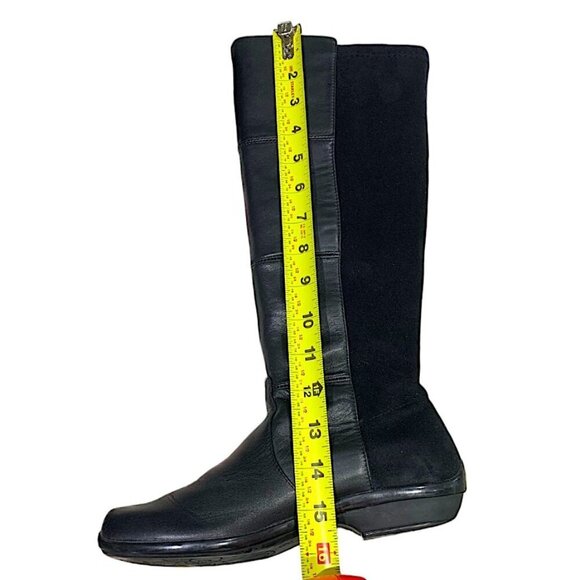 Dansko Tall 50/50 Leather Pull on Boot Black Size 6 - Picture 10 of 13